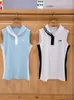Golf T-Shirts Golf Women's Sunscreen Quick Drying Breathable Short Sleeve Sleeveless T-shirt Outdoor Casual Anti Shrinkage Polo Shirt 230816