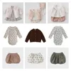 Clothing Sets 2023 Autumn Suit Children's Pants Baby Romper Leggings Shorts Girl Sweater