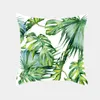 Caisse d'oreiller Été plantes tropicales boîtiers flamants flamants décoratifs de feuilles vertes jet coque les plantes tropicales décor de la maison hkd230817