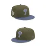 Berretto in jersey phillies P Lettera Baseball Hiphop Snapback Berretti sportivi Uomo Donna Cappelli regolabili per uomo Gorras Bones H5-8.17 185 phillies cap