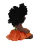 Dolls 12inch baby doll with clothes toy as gift for kids africa black curly hair 230816