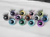 Dolltillbehör 20SetLot Anpassning N199mm 12mm1416182024mm 30mm 3D Glitter Toy Eyes with Eyelash Magy Washer For DIY 230816