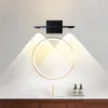 Mum Tutucular Comely 2 Işıklar Kapalı Duvar Işığı 6W Tek Yan Lamba Modern Alüminyum Sconce Armatürü