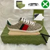Womens Mens Shoes Bee Ace Sneakers Low Casual Shoe With Box Sports Trainers Designer Tiger Embroidered Black White Green Stripes jogging Woman