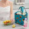 Dinnerware Drawstring Thermal Bag Student Office Worker Insulation Waterproof Lunch Box Stylish And Portable Rice Sack