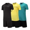 Set da corsa Style Soccer Judge Uniforms Set di arbitri da calcio professionale Kit di abbigliamento da calcio Maglie arbitri Siding Classical Color S-3XL 230817