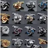 Манжеты Links Luxury Jewelry Men39s Classic Logo Designer Designer Cufflinks Оптовая цена с коробкой LM15.