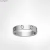 4LPD Ring Classic Love Designer Titanium Steel Luxe sieraden Mannen en vrouwen Paren Wedding Valentijnsdag Gift Nooit bezoedelen niet-allergische breedte 4/5/6 mm