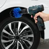 3pcs Definir ferramenta de limpeza de carros detalhando automático