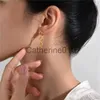 Charm Modyle Gold Color Edelstahl Link Drop Kette Ohrfür für Frauen neue Mode Ohrschmuck Accessoires J230817