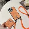 Güzel Crossbody Telefon Kılıfları iPhone 15 14 13 12 Pro Max Lüks Airpods 1 2 3 Pro Vaka 18 17 16 15promax 14promax 13promax 14pro 13pro logo kutusu kadın 0813