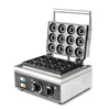 Broodmakers commercieel 12 holes wafel donut machine cookies 1550w donut maker dessert bakware elektrische bakpanapparatuur