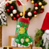 ボトル愛らしいメタルクリスマスストッキングギフトボックスお祝いの装飾と楽しい驚きの透明