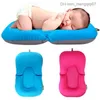 Bathing Tubs Seats Newborn safety bathtub seat support baby bathtub mat anti-skid bathtub mat baby shower mat portable air mat baby bed Z230817