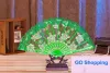 Top Rose Lace Floral Folding Hand Fan Dekoracja Dekoracja Flower Druku