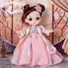 Bambole 17 cm bigo bambola cinese Hanfu Princess 112 Ancient Costume Ball giunti a 13 giunti Girls Toy Kid Birthday Naus