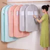 Förvaringslådor kläder dammtät täckning hängande transparent väska hushållsgarderobskiktdräkt