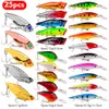 A -lokken lokt de visserij Lure Kit zachte en harde aas set tandwiellaag Minnow Metal Jig Lepel voor bas snoekcrank tackle accessoires met doos 230816