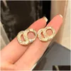 Charm Luxury Brand Earrings Fashion Style Jewelry Delicate Design Women Accessories Selected Quality Gifts Family Friends Drop Delive Dhxh5