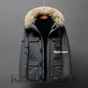 Giacca canadese di grafite Ash Canadian Down Far Levy Down Giacca da uomo Canadian Parka canadese 90% White Duck Down Coppia Collaggio Mink Coppia Dimensioni: S-5XL