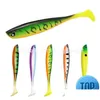 Betar lockar 1 st/mycket fiske locka 3D -ögon flytande minnow aritificiella laser wobblers 13 cm 8.3 g crank bete hård plast tackla pesca dh8dr