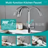 Kitchen Faucets Copper Electroplating Hidden Pull-out Faucet And Cold Washing Basin Laundry Tub Sink