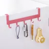 Hooks 5 Iron Sprayspace Free Punching Door Behind Bathroom Black Hook Bedroom Storage Hanger Creative Rack