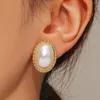 Ryggar örhängen barock pärlörklipp kvinnlig öronhål gratis grossistpremium öronklipp