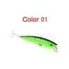 Baits Lures 1 Pcs 9.5Cm 8G Lifelike Floating Japan Hard Bait Minnow Fishing Lure Tight Wobbler Jerkfish Treble Hooks Plastic Isca Fi Dhmay