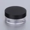 Storage Bottles 20G Empty Powder Case Loose Container Makeup Travel Kit Cosmetic Make-up Sponge Holder With Mirr