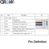 GROW R503Pro UART/USB 1500 Capacity DC3.3V Capacitive Fingerprint Module Sensor Scanner For Access Control LED RGB Control