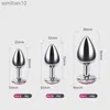 Anal Toys Runyu Smooth Anal Toys Metal Butt Plug Masturbator for Man Anal Vibrators Anal Plug Private Goods for Men Adult Toys Sex Shop HKD230816