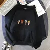 Kvinnors hoodies wywm kawaii tecknad karaktär tryckt huva tröja kvinnor vinter fleece plus storlek tröjor tjocka kvinnliga kläder