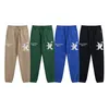 2023 Designer Rhude Calças Masculinas Carga Sweatpants Homens e Mulheres Hip Hop Casual Fitness Workout Calças Mens Roupas Track Joggers Calças Tamanho S-XL Carta Bordado