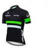 Racing Sets Pro Team Men's Cycling Jersey Summer Breathable Male Short Sleeves Bicycle Clothes Shirt Mountain Bike Clothing