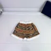 Projektantka ubrania dla dzieci dres dresy dla dziewczyn garnitury rozmiar 90-160 cm z nadrukiem kamizków i patchwork szorty 27 czerwca 27