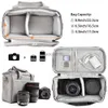 Camera bag accessories fosoto FT-660 Fashion DSLR Camera Bag Shoulder Waterproof Bag Video Camera case Photo Bag For Canon Nikon DSLR Camera Lens HKD230817