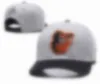 Unisex Top-Selling Br Orioles Baseball Caps Gorras Bones Casual Outdoor Sports Männer Frauen Anpassungshüte verstellbare Hut H5-8.17 Einstellbar DA