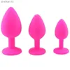 Anal Toys Silicone Butt Plug Anal Plug Unisex Sex Stopper 3 olika storlek Vuxna leksaker för män/kvinnor Anal för par HKD230816