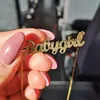 Neonati Bambini E Collana Collana Con Nome Personalizzato Per Bambini Personalizzata Color Oro In Acciaio Inossidabile Targhetta Per Bambini Collane Gioielli Donna Regali Per Bambini