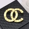 Women Designer Jewelry Luxury Brand Letter Brooch Pins Leather Brooches Pin Wedding Party Accessories Gifts