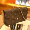 Multi -Pochette Felicie 10A Hochqualität Luxus Frauen Brieftet Designer Geldbeutelhalter Geldhalter Designerin Frau Handtasche Frauen Brieftaschen248H