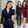 Abito da due pezzi coreano autunno set da ufficio da donna Scapa da 2 pezzi Elegante temperamento professionale