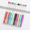 Groothandel USA Hot verkoper Handgemaakte Workshop Kleurrijk Voeg een kraal kribele pennen promotie Diy Twist Ball Pen stevige vol metaal beadbare diy pennen toe