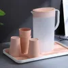 Höftkolvar juice pitcher för fester stora dricksvatten dispenser vattenkokare limonad container mjölk v formad pip mat klass