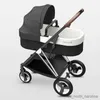 Strollers# Luxury baby strollers High Landscape baby kinderwagen Travel Pram Carriage Basket Baby Car Seat baby stroller R230817