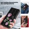 Fashion 3D Leather Wallet Cases For Iphone 15 Plus 15 Pro Max Iphone15 Samsung S23 FE A25 A35 A55 5G Stylish Flower Rose Sakura Butterfly Cat Card Slot Flip Cover Pouch