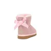 2024 Botas de desenhista Austrália Classic Mini Kids UG Meninas Criança Sapatos Inverno Neve Sapatilhas Bota Juventude Chesut Rock Rose Cinza