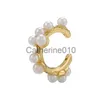 Charm Zhukou Perle Ohrmanschette Modelclip an Ohrringen für Frauen anmutige falsche Piercearrings Freundschaftsgeschenk Schmuck Großhandel VE677 J230817