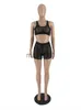 Women's Two Piece Pants Women Tracksuits Matching Sets Sexy Sleeveless Sporty Crop Top Skinny Shorts Suits Mesh Pink See Though 2 Two Pieces Outfits J230816